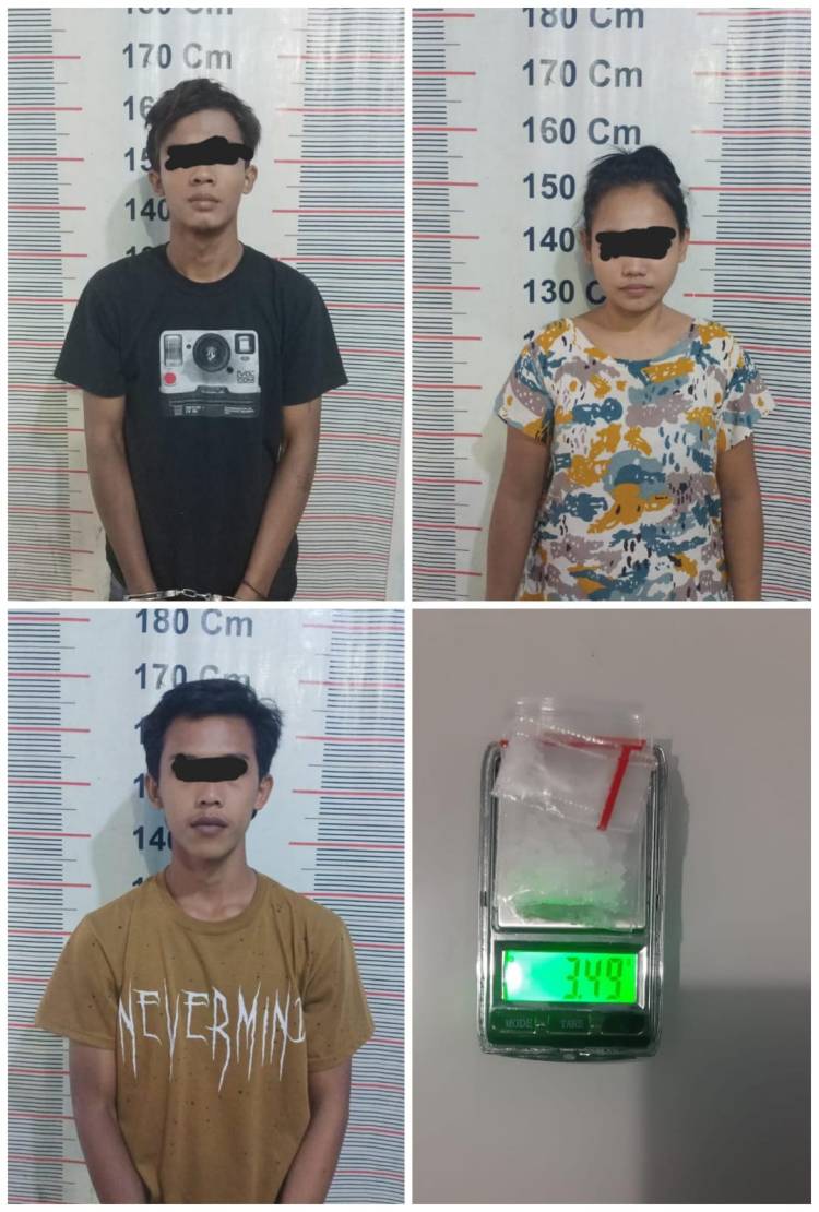 Polsek Kuala Tangkap 3 Terduga Pelaku Peredaran Narkoba