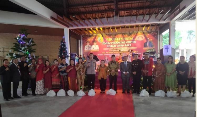 Natal Forum Komunitas Kristen Pemkab Batubara Penuh Sukacita