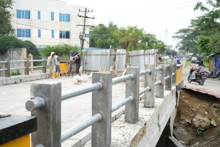 Pemko Medan Perbaiki Jembatan Kanal KIM, Masyarakat Bersyukur