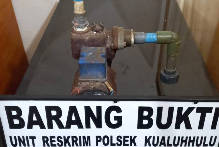 Pencuri Mesin Pompa Air Ditangkap di Aekkanopan