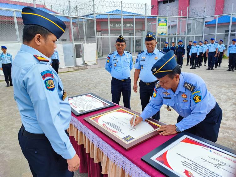 Rutan Kelas II B Kabanjahe Tandatangani Zona Integritas