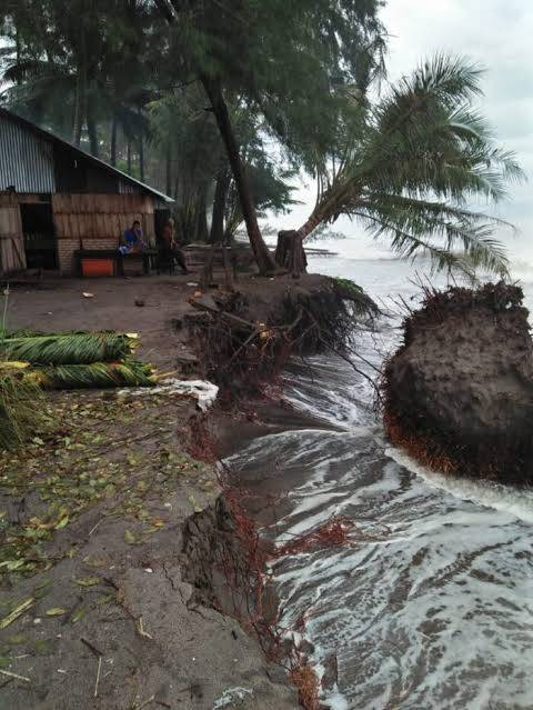 Desa Kuala Besar Terancam Tenggelam Akibat Abrasi Pantai