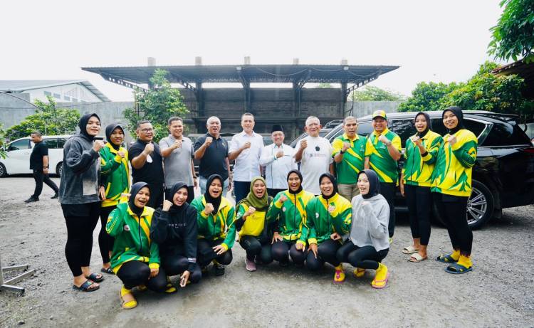 Ijeck Apresiasi Tim Bulutangkis Beregu Sumut Melaju ke Final Porseni NU