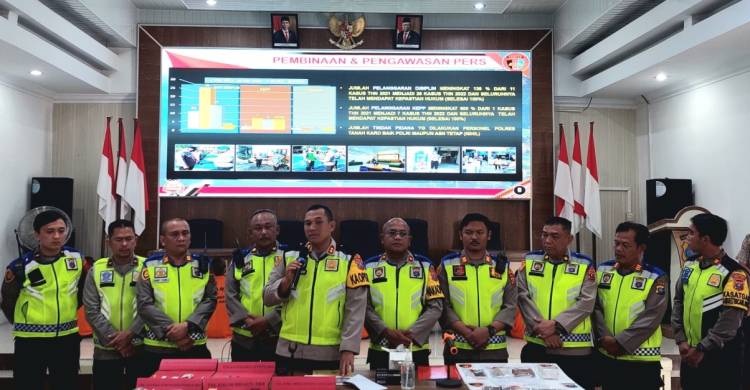 Pelanggaran Disiplin Personel Polres Karo Meningkat 136 Persen