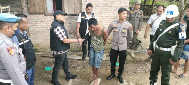 Gerebek Kampung Narkoba, Polres Langkat Amankan Dua Pria dan Sita 15 Paket Sabu