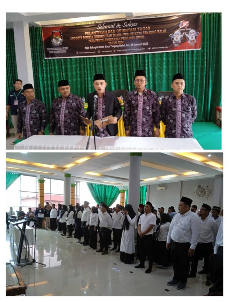 Pada Pelantikan PPS se- Tanjungbalai, Luhut Tegaskan PPS Harus Bekerja Profesional