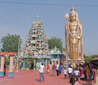 Patung Dewa Murugan di Langkat Tertinggi Kedua di Dunia