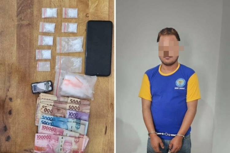 BNNK Langkat Tangkap Pengedar, 10,28 Gram Sabu Disita