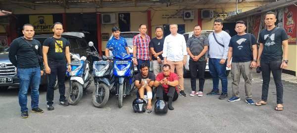 Polres Binjai Tangkap 2 Tersangka Pelaku Curanmor, Satu Ditembak