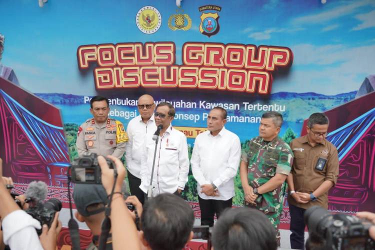 Bupati Pakpak Bharat Ikuti FGD Bersama Menkopolhukam RI