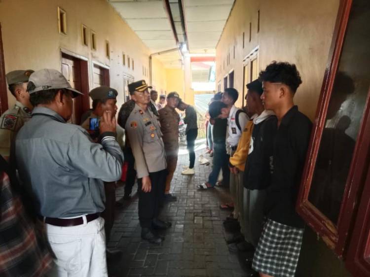 Polsek Binjai Kota Razia Rumah Kos, 4 Pelajar dan 5 Pengguna Narkoba Dijaring