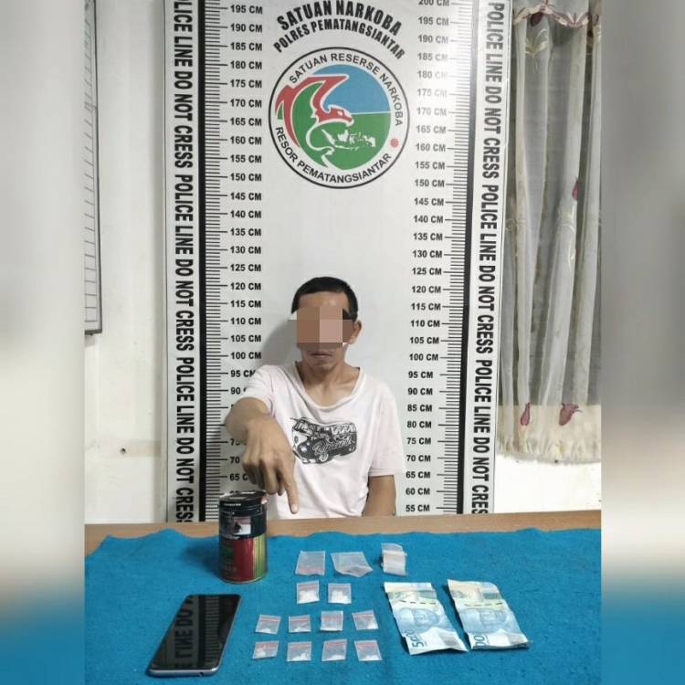 Polisi Bekuk Pengedar Sabu di Pematangsiantar