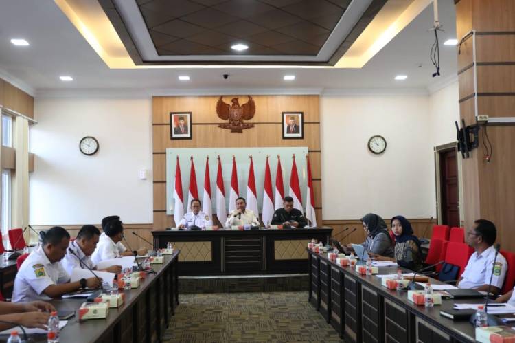 Bupati Pakpak Bharat Pimpin Rapat Finalisasi TP2DD