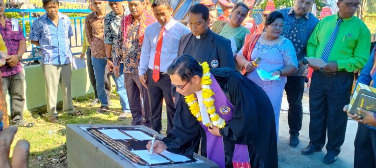 Moderamen GBKP Resmikan Gedung KAKR, Aula, Konsistori dan Rumah Pendeta di Dairi
