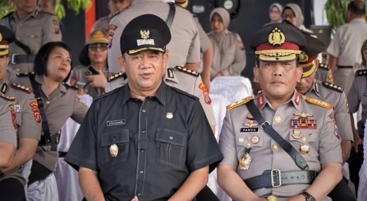 Kapolda Sumut Pimpin Upacara Diktuba Calon Bintara Polri di Hinai Langkat