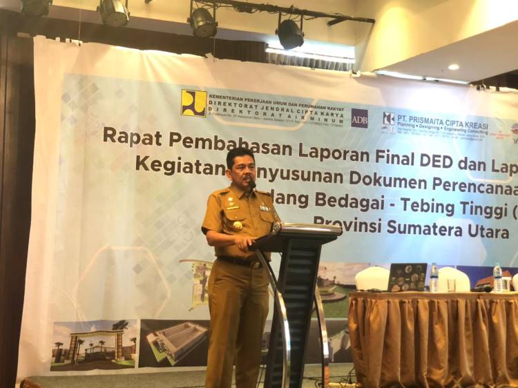 Pj Wali Kota Tebingtinggi Dimiyathi : Perencanaan SPAM Regional SERITI Sudah Finalisasi Dokumen