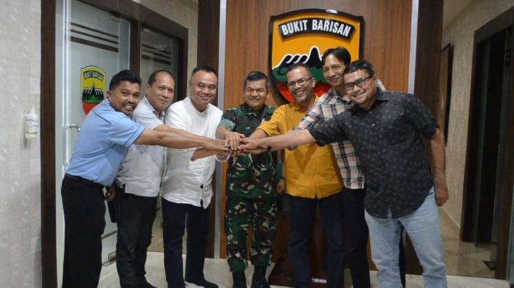 Ketua PWI Sumut-Pangdam I/BB Bahas Kesiapan Pengamanan VVIP HPN