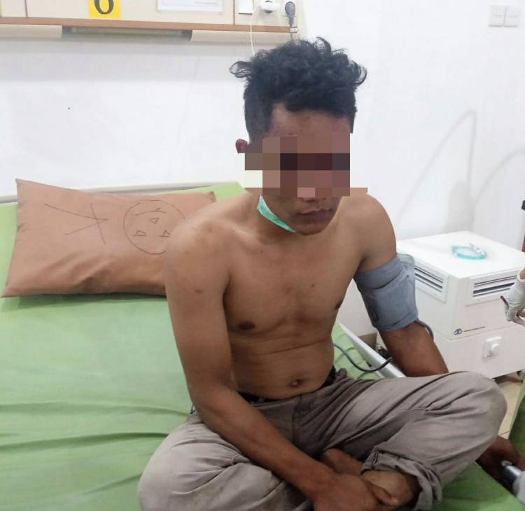 Diteriaki Jambret, 1 dari 2 Pelaku yang Terjatuh dari Sepeda Motor dan Diamankan Polisi di Jalan Kesatria