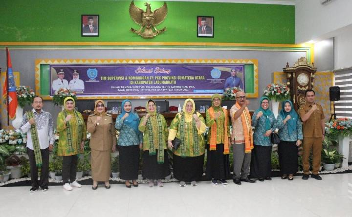 Tim Supervisi TP PKK Sumut Turun ke Labuhanbatu