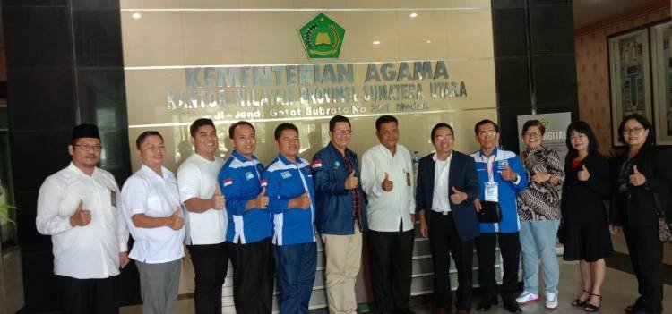 Kemenag Sumut Terima Pengurus Bamagnas Sumut