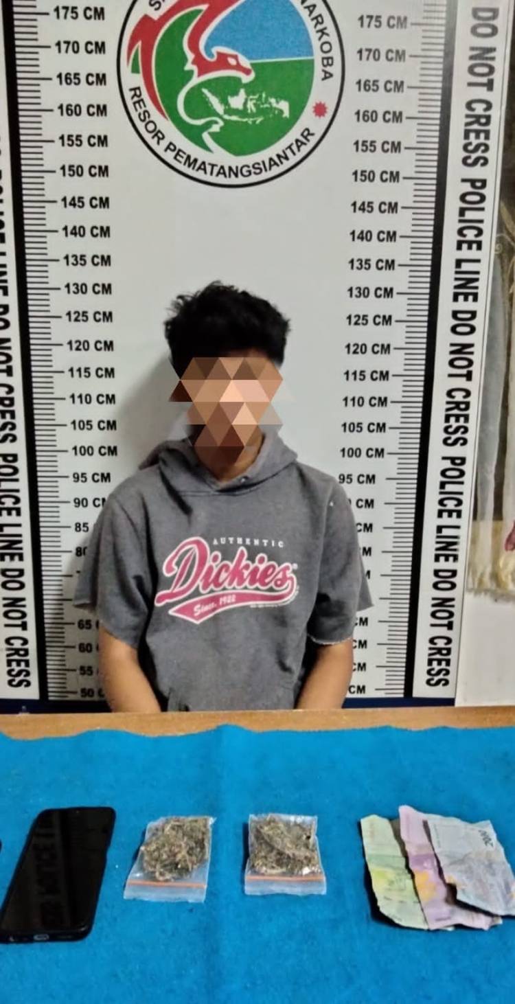 Dicurigai Transaksi Ganja, Remaja Pria di Pematangsiantar Ditangkap Polisi di Pinggir Jalan