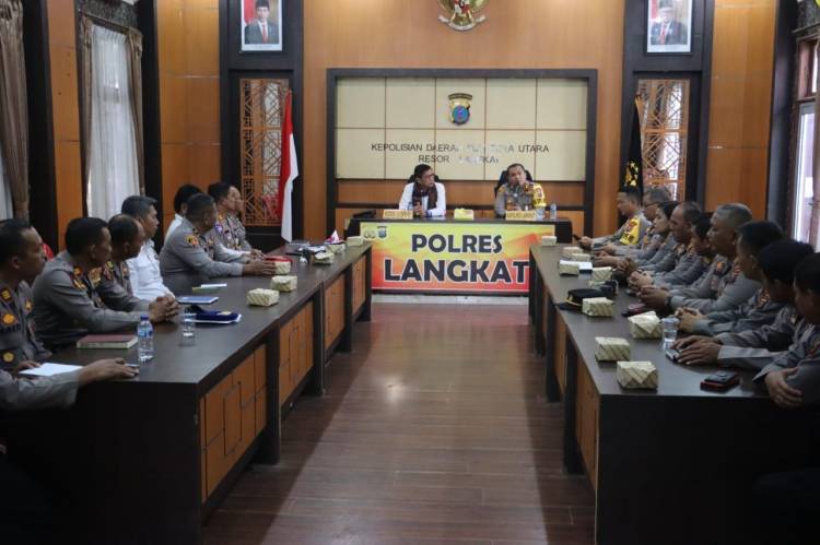 Kunjungi Mapolres Langkat, Komisi III DPR RI Bahas Restorative Justice dan Narkoba