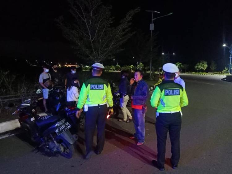 Sat Lantas Polres Langkat Giatkan Patroli Cegah Balap Liar dan Kriminal Jalanan