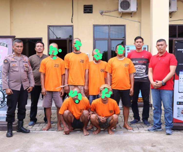 Polres Sergai Amankan 6 Pelaku Penganiayaan