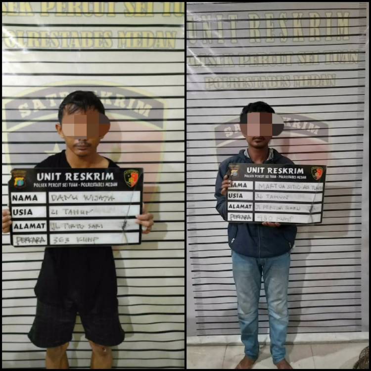 Polisi Bekuk 2 Pelaku Spesialis Pencurian di Jalan Tol Bandar Selamat