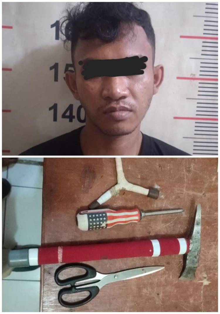 Polsek Salapian Tangkap Pembobol Rumah dan Pencuri Sepeda Motor