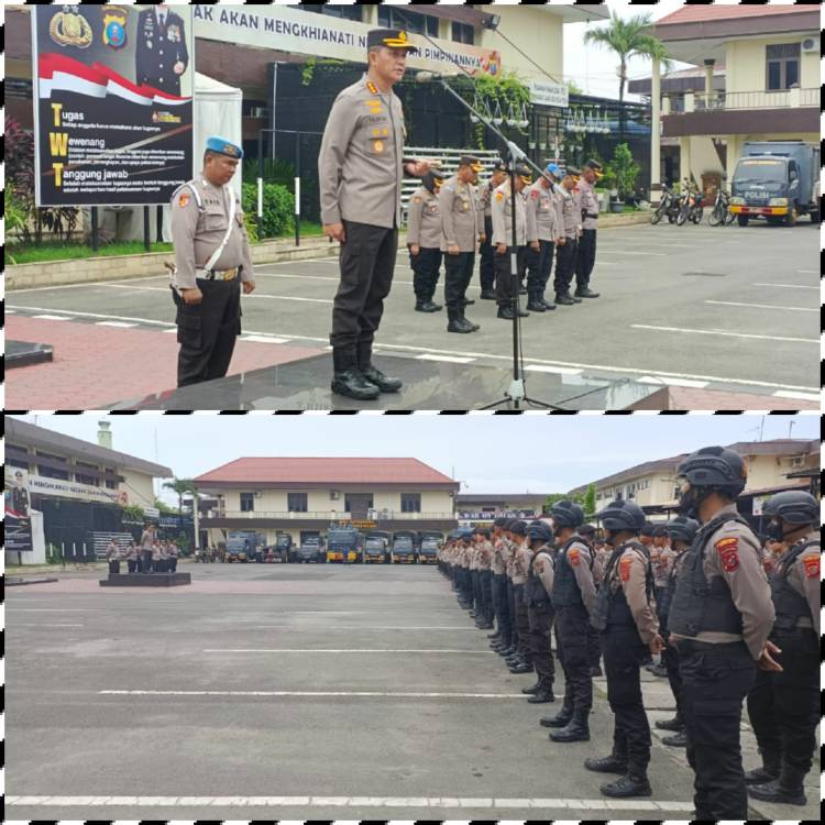 Kapolrestabes Medan Imbau Personel Cegah Kerawanan di Tengah Masyarakat Jelang Pemilu 2024