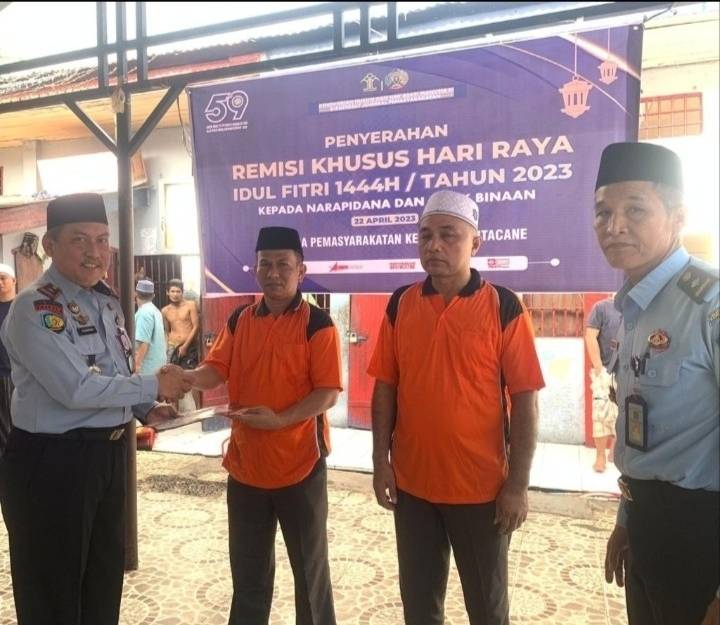 296 WBP Lapas Kelas IIB Kutacane Terima Remisi Idul Fitri