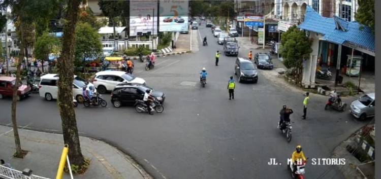 Situasi Arus Lalin Terkini di Pematangsiantar Bisa Diakses dari CCTV