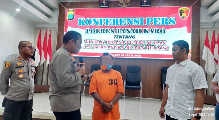 Polres Karo Tangkap Pembunuh Super Sembiring