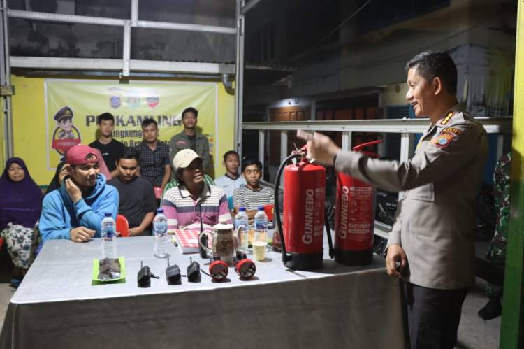 Kapolrestabes Medan Tinjau 2 Poskamling