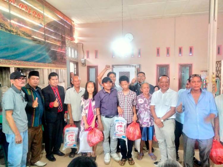 Rayakan Paskah, Rap Marsaor Aek Kanopan Berbagi Tali Kasih