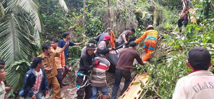 Jatuh ke Jurang, Warga Simalungun Ditemukan Meninggal Dunia di Habinsaran