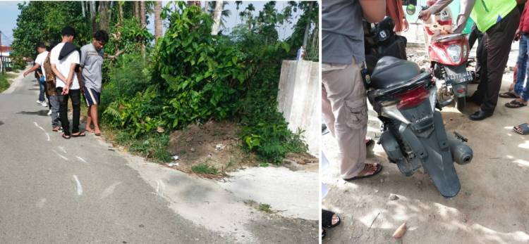 Sepeda Motor Dikendarai Pelajar Tabrakan di Pematangsiantar, 1 Tewas dan 3 Luka-luka