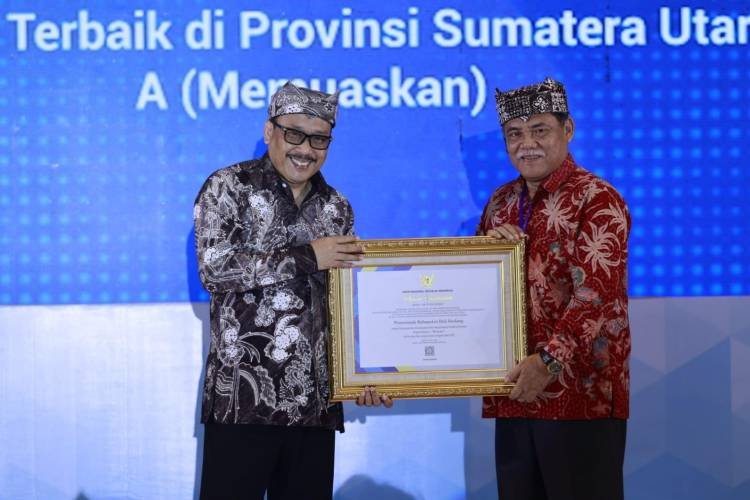 Pemkab Deliserdang Raih Penghargaan Hasil Pengawasan Kearsipan Eksternal 2022