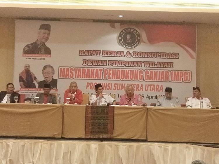 Relawan Masyarakat Pendukung Ganjar Sumut Berikrar, Siap Menangkan Ganjar 53,2 Persen