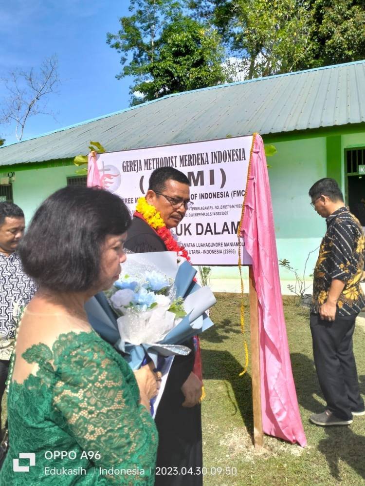 Pimpinan Free Methodist dari AS dan Philipina ke Bona Pasogit, GMMI Buka Pos Pelayanan di Nias