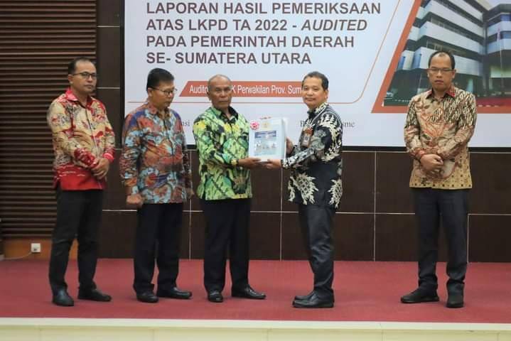 Pemkab Humbahas Dapat WTP Tujuh Kali Berturut-turut