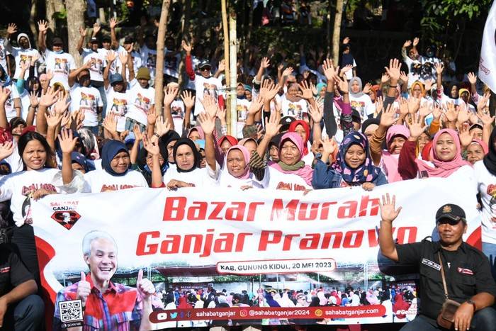 Sahabat Ganjar Gelar Bazar Murah-Workshop Ecoprint di Gunung Kidul