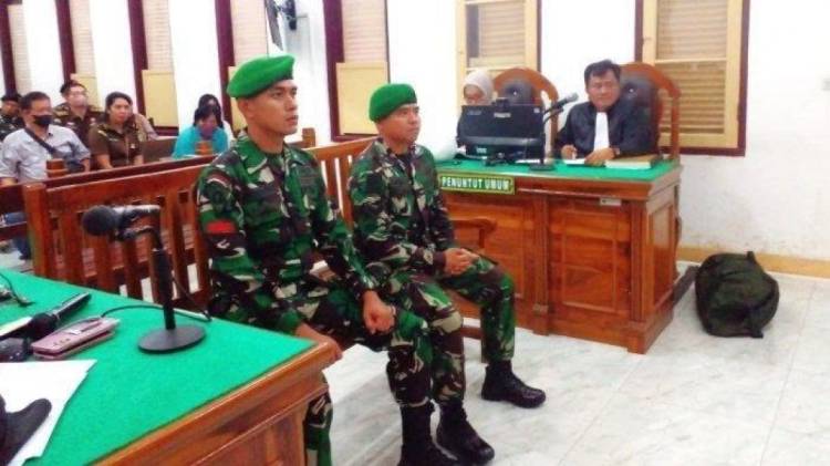 Bawa Sabu 75 Kg dan Ekstasi 40 Ribu Butir, Dua Oknum TNI Dituntut Hukuman Mati