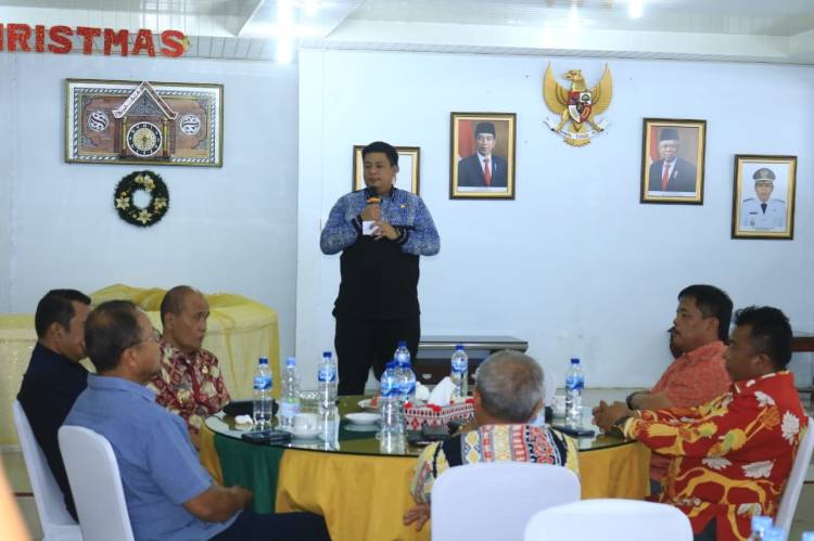 Bupati dan Wakil Bupati Samosir Terima Kunker Komisi C DPRD Sumut