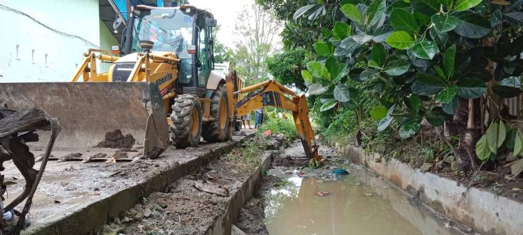Sungai Binanga Sioto Meluap, Rumah Warga Desa Parsaoran I Samosir Terendam Banjir