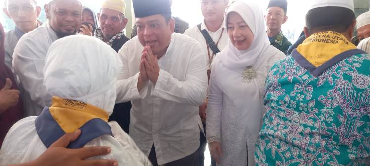 Pj Wali Kota Tebingtinggi Lepas Keberangkatan 94 Calon Jemaah Haji