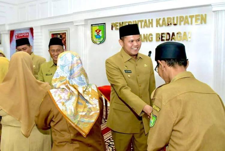 Lantik Pejabat Pengawas, Wabup Sergai Minta Berikan Layanan Publik Terbaik