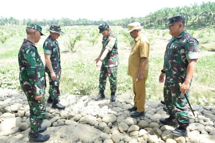 Tim Wasev Mabesad Kunjungi Lokasi TMMD 116 Kodim 0204/DS di Sergai
