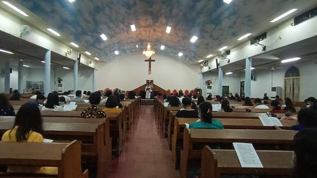 Kebaktian Memperingati Kenaikan Yesus Kristus di GKPS Sidorame Hikmat
